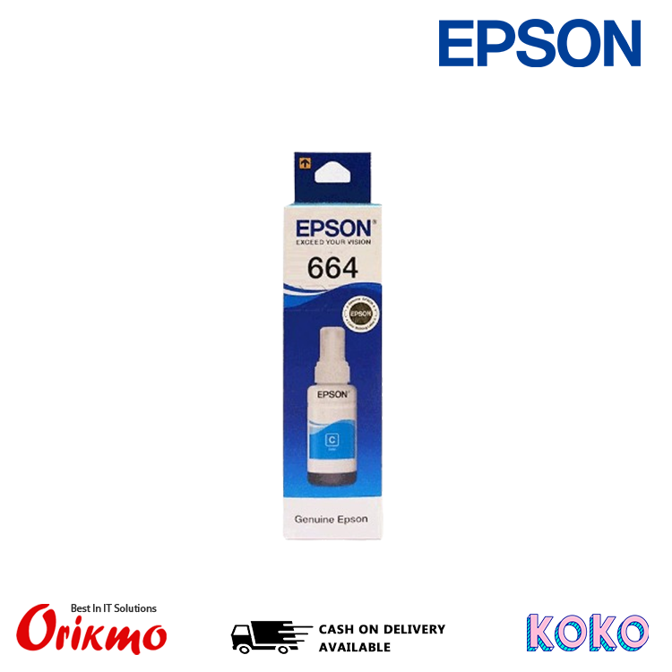 EPSON 664 CYAN INK BOTTLE