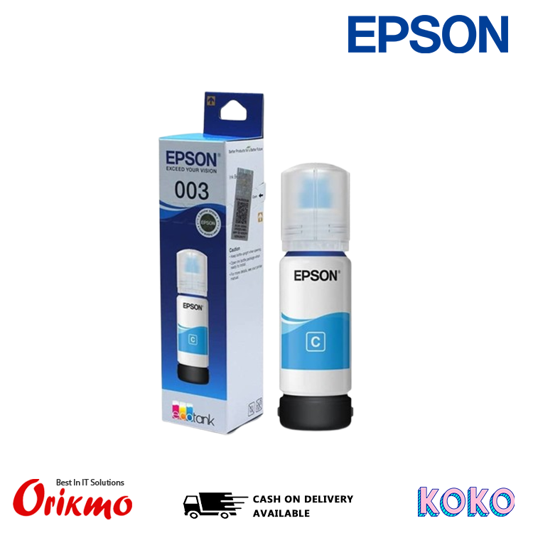 EPSON 003 CYAN INK BOTTLE
