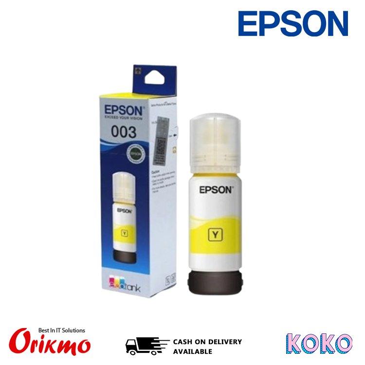 EPSON 003 YELLOW INK BOTTLE
