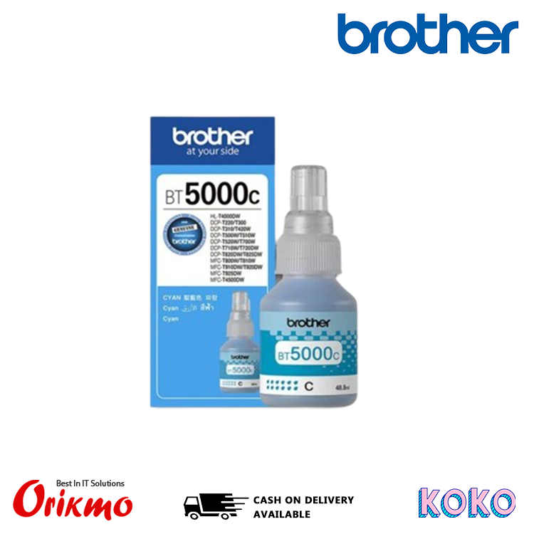 BROTHER BT5000 CYAN INK BOTTLE