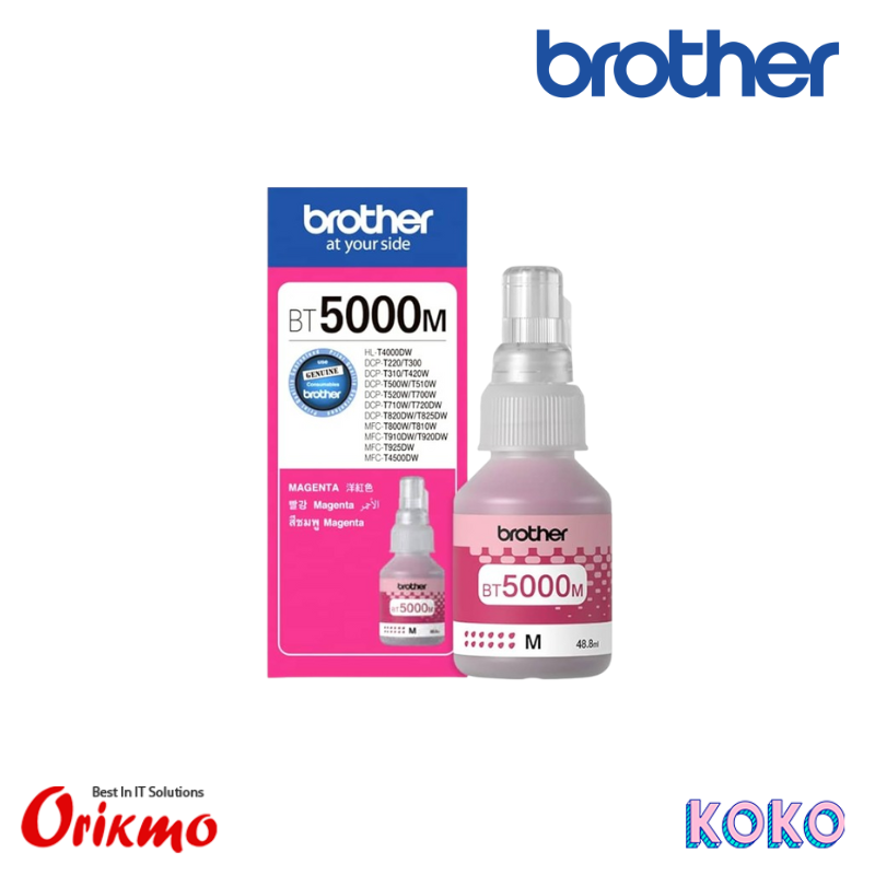 BROTHER BT5000 MAGENTA INK BOTTLE