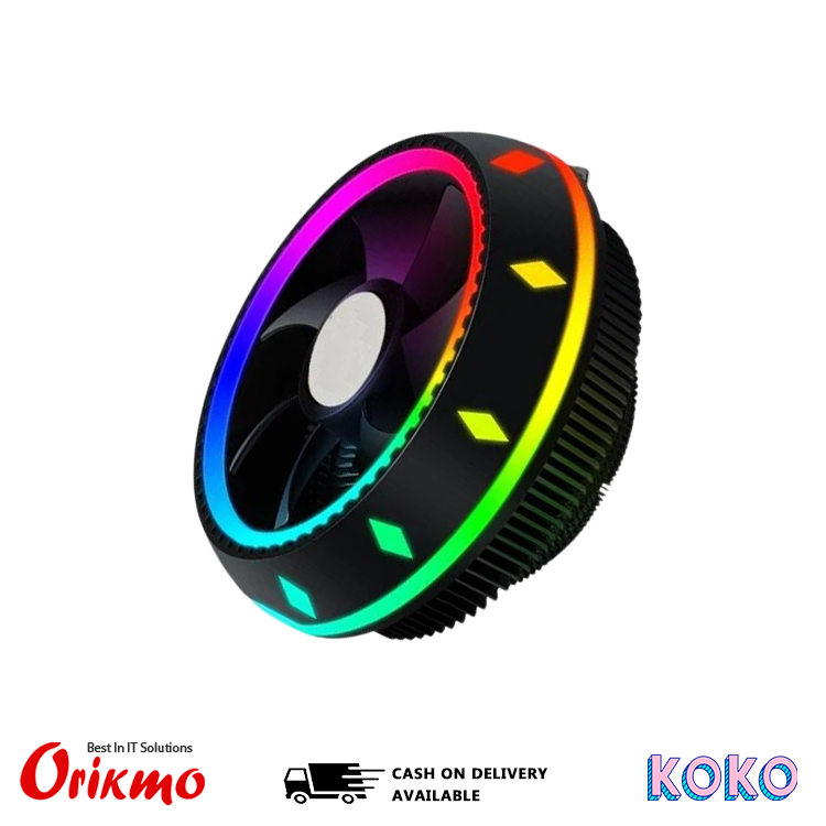 HF-685 LED CPU COOLER FAN
