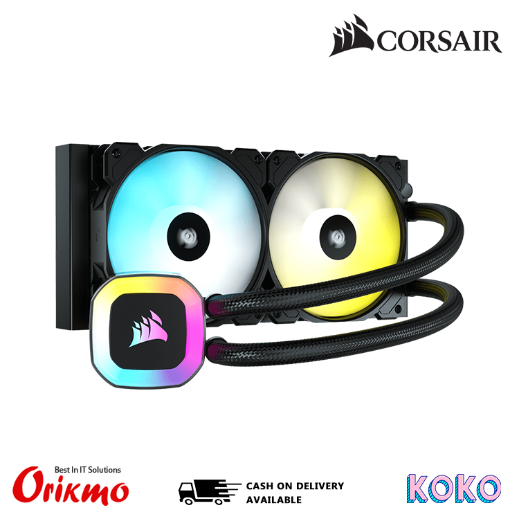 CORSAIR H100 RGB 240MM LIQUID COOLER