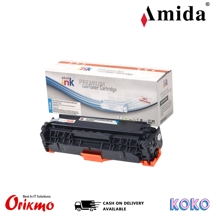 AMIDA CC531A/CE411A/CF381A CYAN TONER