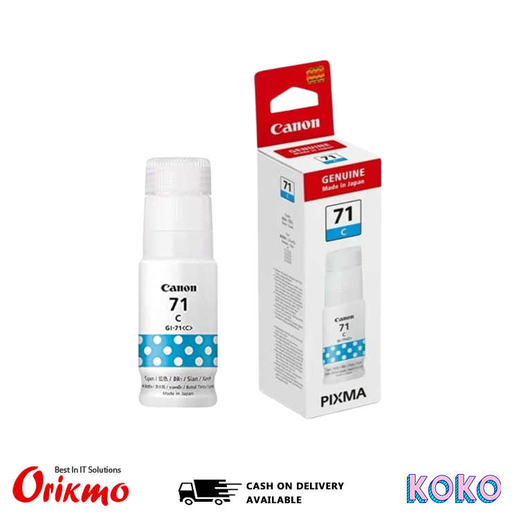 CANON GI-71 CYAN INK BOTTLE