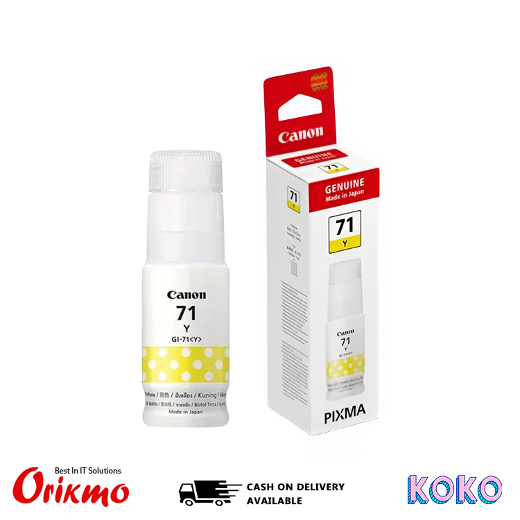 CANON GI-71 YELLOW INK BOTTLE