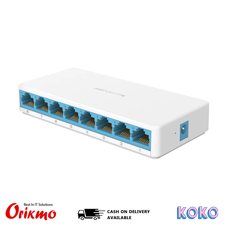 MERCUSYS 8 PORT NETWORK SWITCH