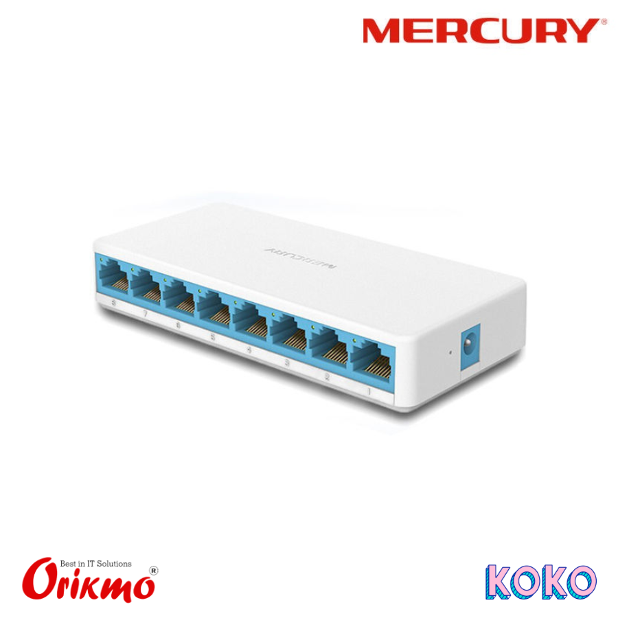 MERCURY 8 PORT NETWORK SWITCH