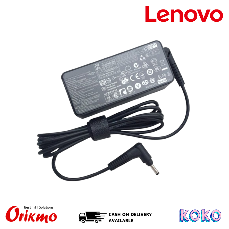 LAPTOP CHARGER LENOVO 20V/2.25A/45W