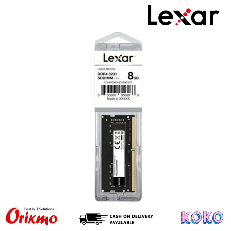 LEXAR DDR4 - 8GB 3200MHz LAPTOP RAM