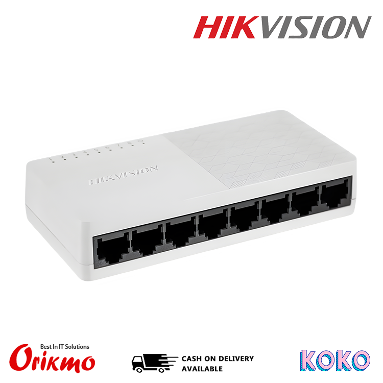 HIKVISION DS-3E0508D-O 8 PORT SWITCH