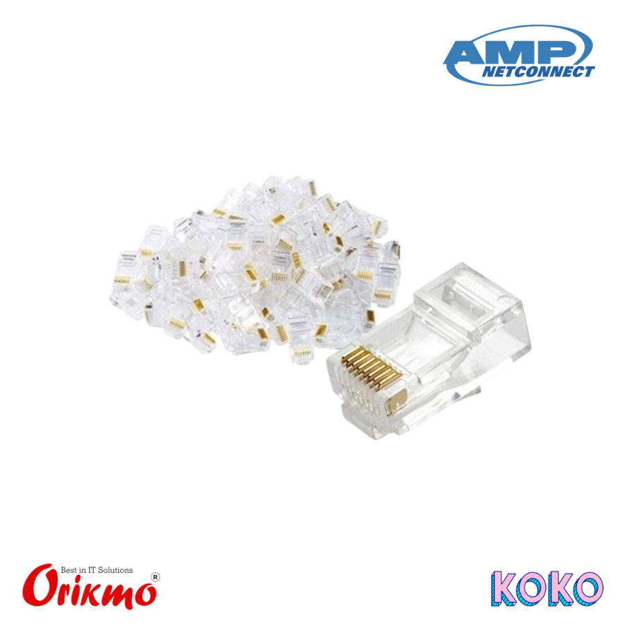 AMP CAT 6 RJ 45 CONNECTOR