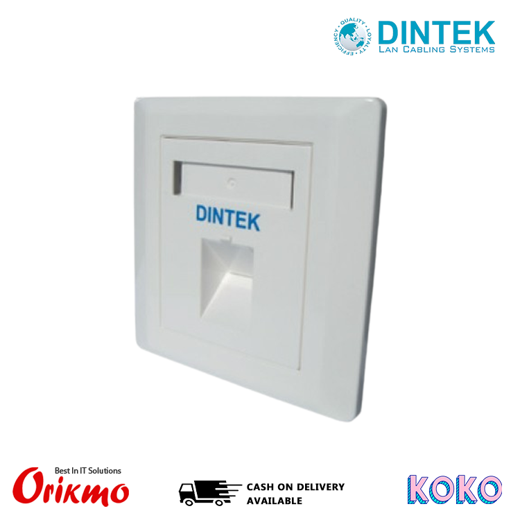 FACE PLATE DINTEK 1 PORT