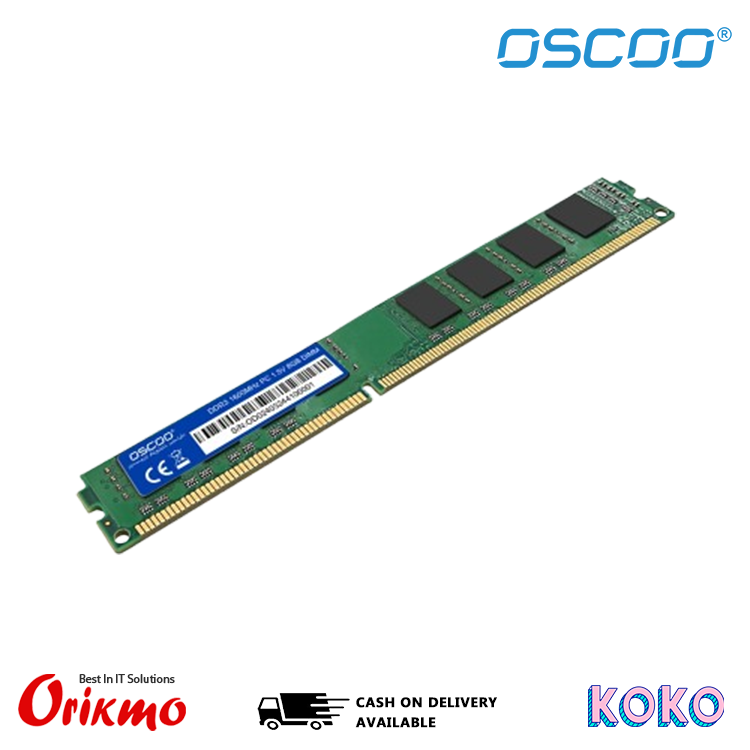 OSCOO DDR3L 8GB 1600MHz DESKTOP RAM