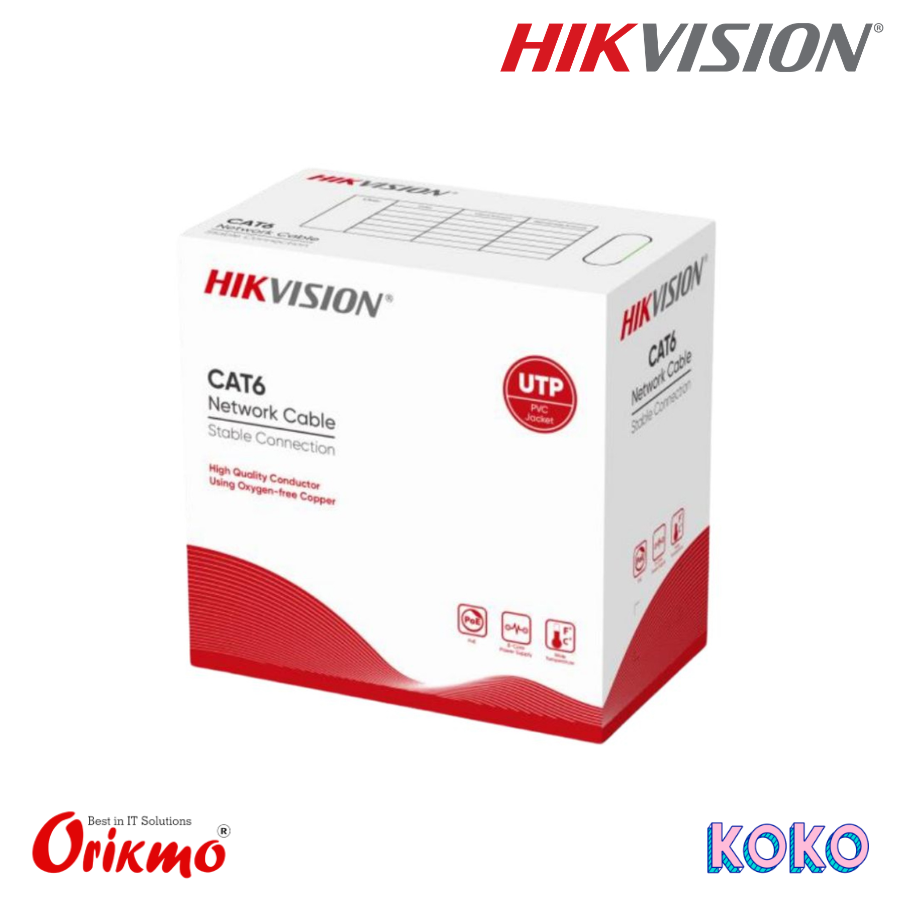 CABLE UTP HIKVISION CAT 6 DS-1LN6UZC0