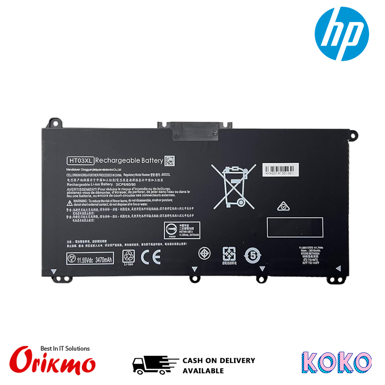 LAPTOP BATTERY HP HT03XL original